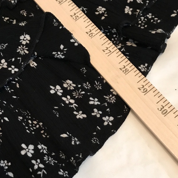 BILA Floral Tunic Sleeveless Tassel Tie Ruffle Hem Embroidered Boho Top Size XXL - Picture 15 of 16